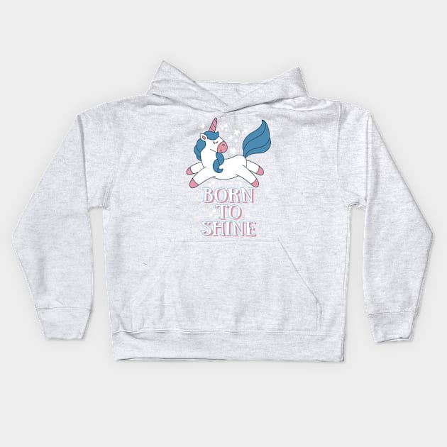 Unicorn Kids Hoodie by Mashmuh